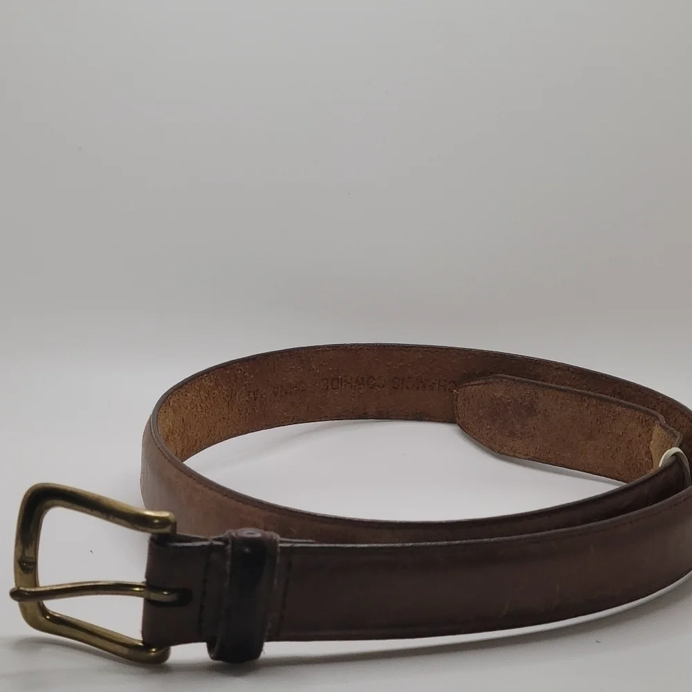 Oiled Chamois Cowhide Belt